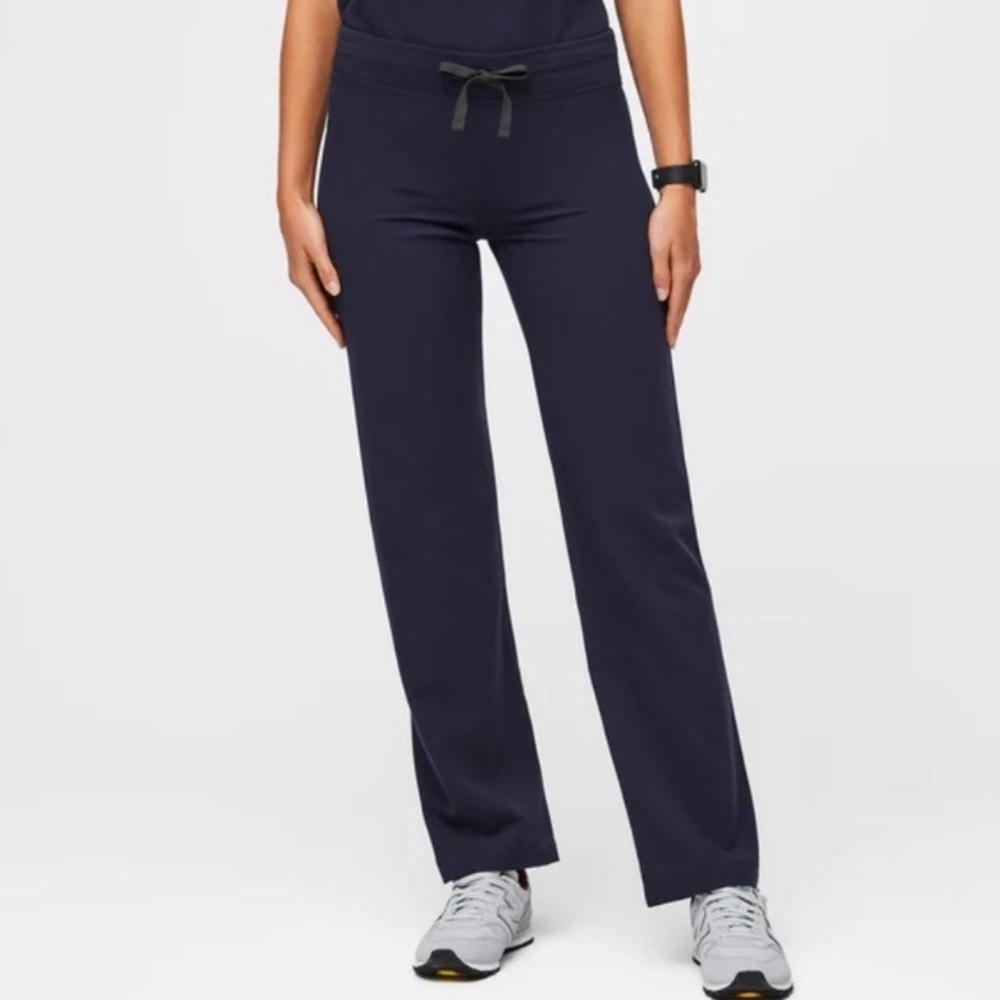 FIGS Livingston Basic Scrub Pants Navy Blue S Petite